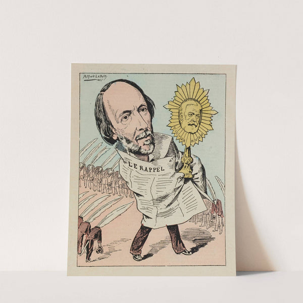 Auguste Vacquerie. (1882) by Zut (Alfred Le Petit)