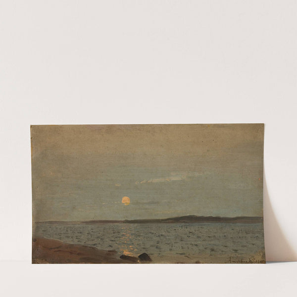 Augustmåne (1886) by Amaldus Nielsen