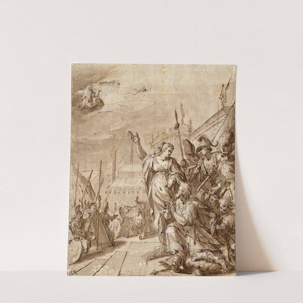 Augustus and the Tiburtine Sibyl (circa 1580-1585) by Hans von Aachen