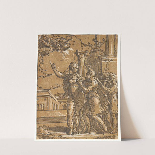 Augustus og den tiburtinske sibylle by Antonio da Trento