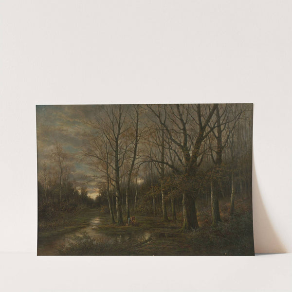 Aulandschaft bei Lundenburg by Franz Stephan Paschinger