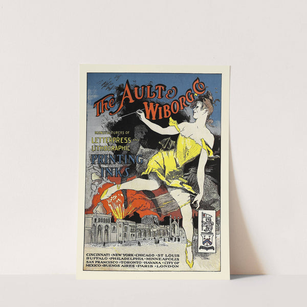 Ault and Wiborg, Ad. 088 (1890-1913) by Jules Chéret