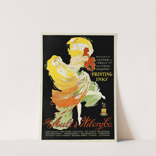 Ault and Wiborg, Ad. 091 (1890-1913) by Jules Chéret