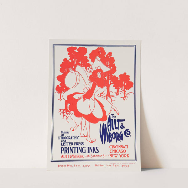 Ault and Wiborg, Ad. 116 (1890-1913) by Will Bradley