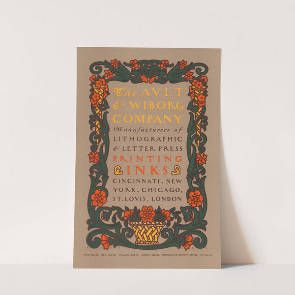 Ault and Wiborg, Ad. 129 by Will Bradley