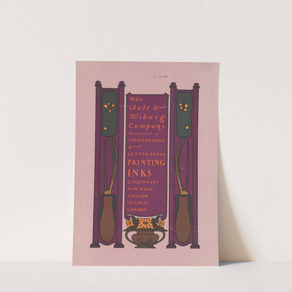 Ault and Wiborg, Ad. 134 (1890-1913) by Will Bradley