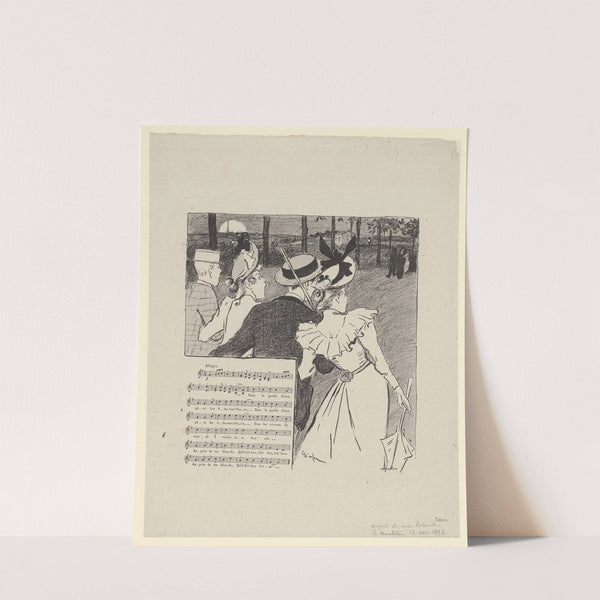 Auprès de ma blonde (1893) by Théophile Alexandre Steinlen