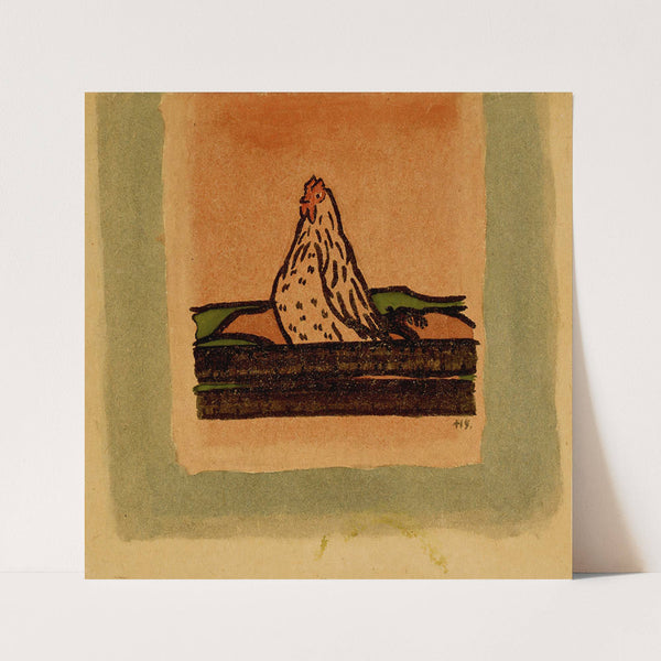 Auringon noustessa by Hugo Simberg