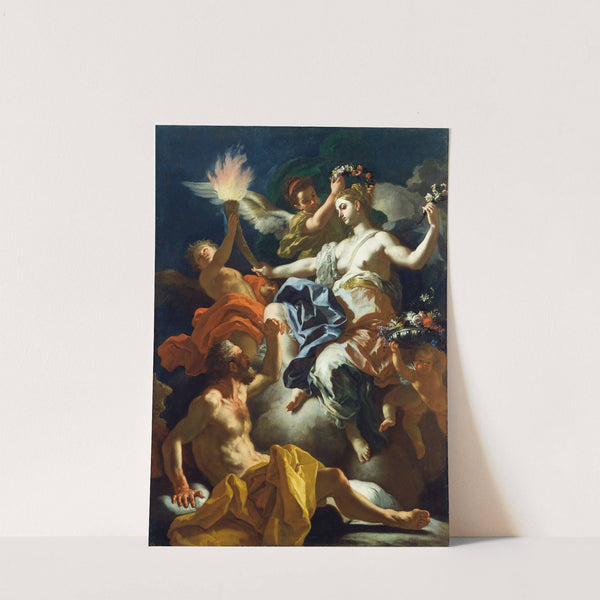 Aurora Taking Leave of Tithonus (1704) by Francesco Solimena