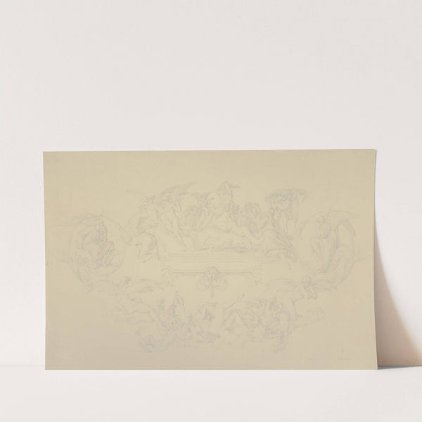 'Aus dem Leben eines Wüstlings'; Titelblatt by Bonaventura Genelli