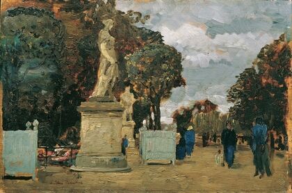 Aus den Tuilerien – Grauer Tag (1883)