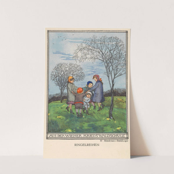 Aus der Wiener Kriegswaldschule, Ringelreihen (1915) by Marianne Hitschmann-Steinberger