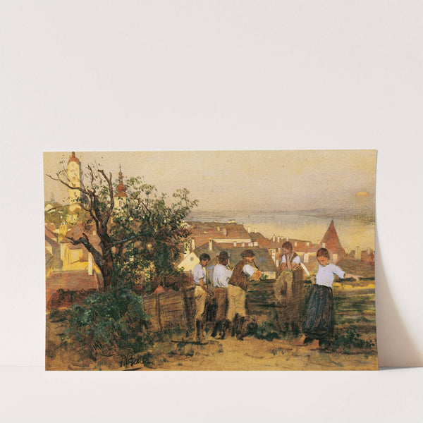 Aus Stein an der Donau by Johann Nepomuk Geller