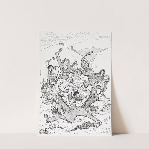 Aus Welschtirol (1907) by Thomas Theodor Heine