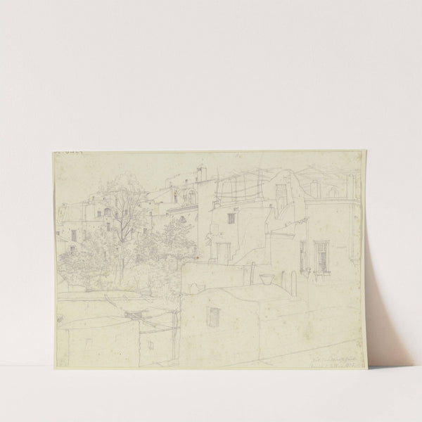 Ausblick aus einem Wirtshaus auf die Hinterhöfe von Amalfi by Nikolaus Hoff