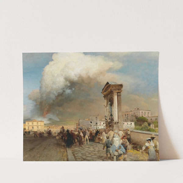 Ausbruch des Vesuv by Oswald Achenbach