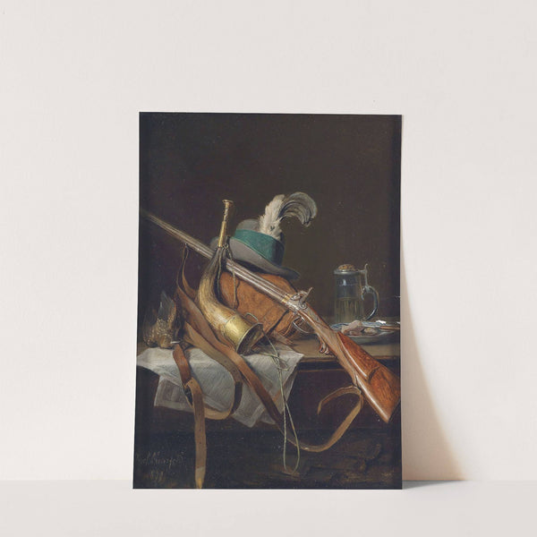 Auseer Jagdstillleben by Josef Mansfeld