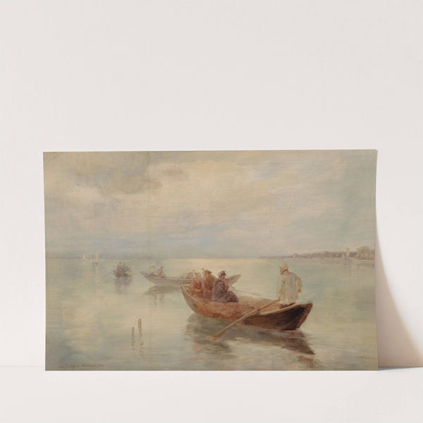 Ausfahrt Der Fischer (1886) by Joseph Wopfner