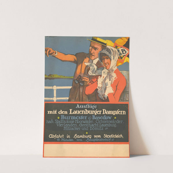 Ausflüge mit den Lauenburger Dampfern Burmeister & Basedow (1911) by Fritz Rumpf