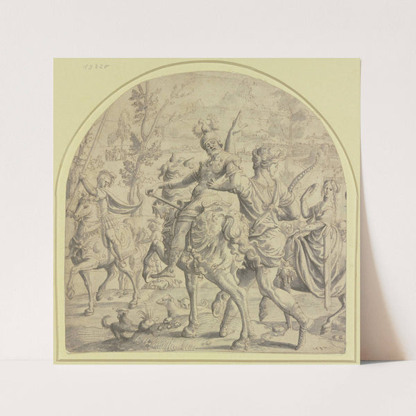 Ausritt zur Jagd (Allegorie des Stolzes) (1532) by Pieter Coecke van Aelst