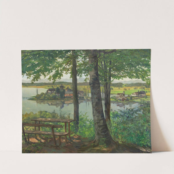 Aussicht auf Kloster Seeon (1892) by Wilhelm Trübner