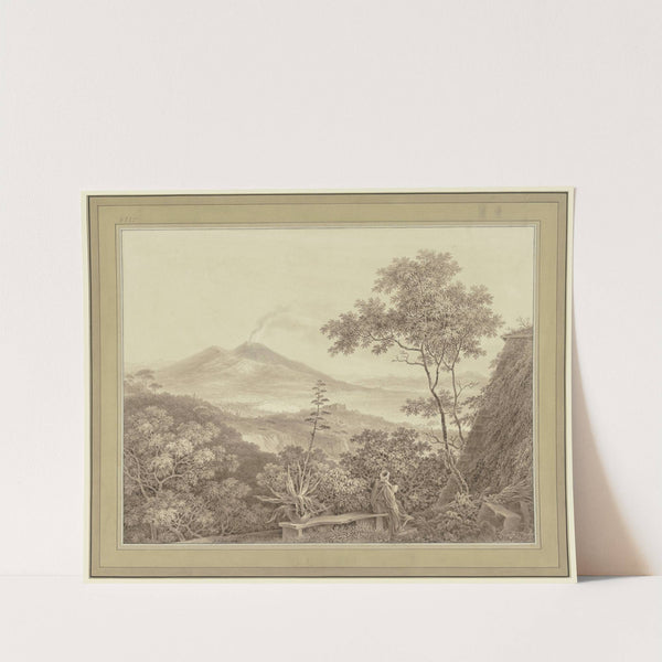 Aussicht auf Neapel mit dem Vesuv by Samuel Rösel