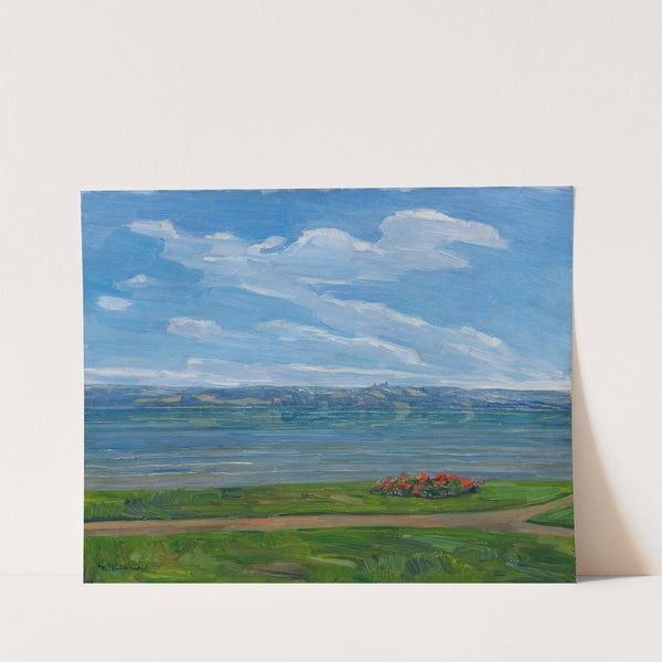 Aussichtsplatz am Starnberger See by Wilhelm Trübner