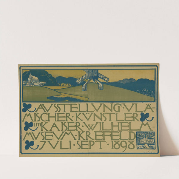 Ausstellung flämischer Künstler im Kaiser-Wilhelm-Museum Krefeld (1898) by Jules De Praetere