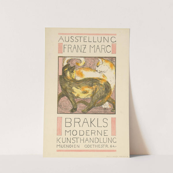 Ausstellung Franz Marc. Brakls Moderne Kunsthandlung München (ca. 1909 - 1910) by Franz Marc