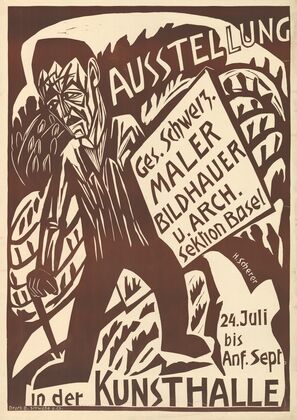 Ausstellung – Ges. Schweiz. Maler, Budhauer u. Arch., Sektion Basel – in der Kunsthalle (1926)