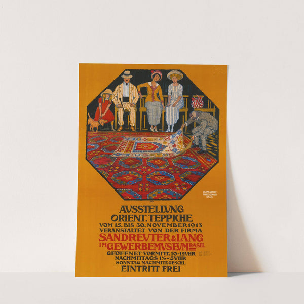Ausstellung Orient Teppiche. Sandreuter & Lang im Gewerbemuseum Basel (1913) by Burkhard Mangold