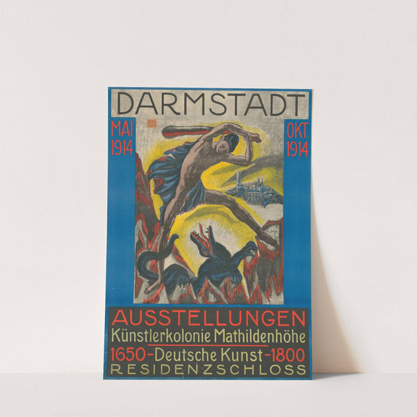 Ausstellungen Künstlerkolonie Mathildenhöhe Deutsche Kunst 1650-1800 (1914) by Bernhard Hoetger