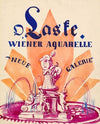 Ausstellungsplakat – Oskar Laske, Wiener Aquarelle. Neue Galerie. (1927)