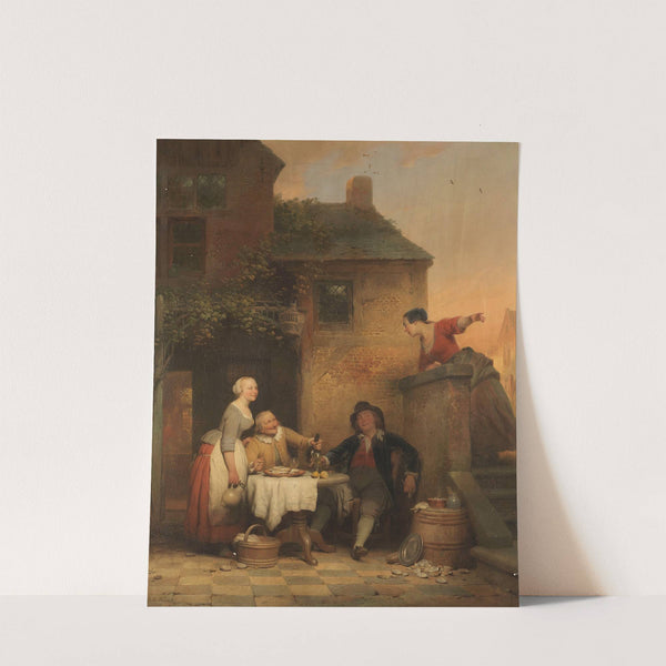 Austernesser vor der Taverne (1842) by Ferdinand de Braekeleer