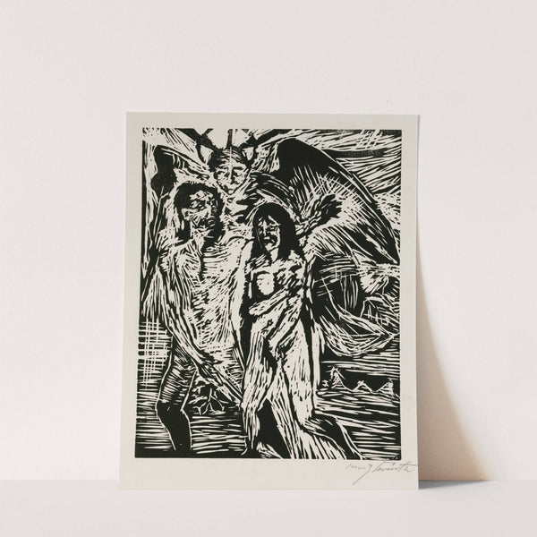 Austreibung aus dem Paradies (1919) by Lovis Corinth