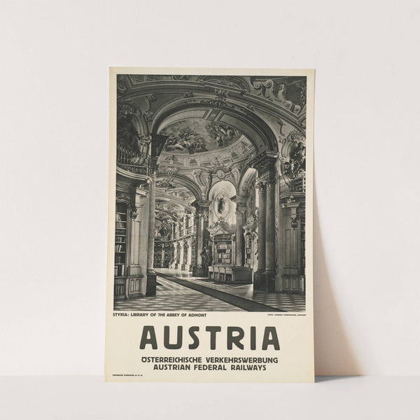 Austria. Styria; Library of the Abbey of Admont by Conrad Fankhauser