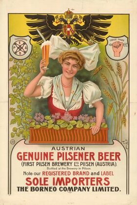 Austrian Genuine Pilsener Beer (ca. 1910 - 1914)
