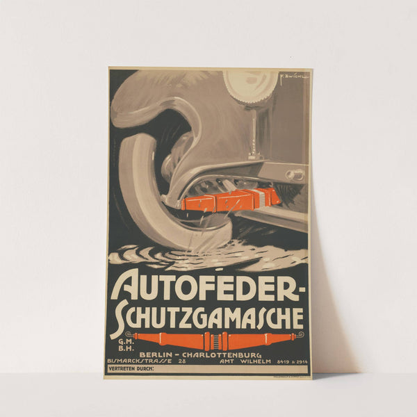 Autofeder Schutzgamasche (ca. 1900 - 1914) by F. Zwickl