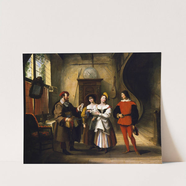 Autolycus selling his wares (1830) by John Cawse