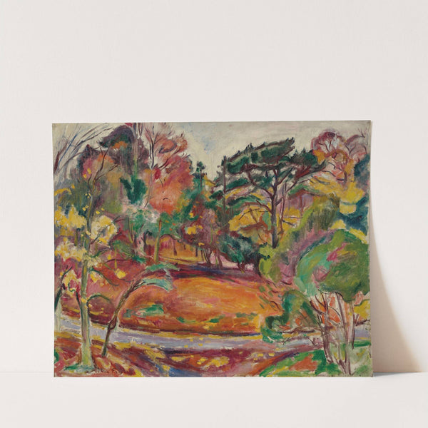 Automne à Honfleur, la Côte de Grâce (1909) by Emile Othon Friesz