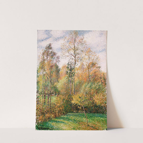 Automne, Peupliers, Eragny (Autumn, Poplars, Eragny) by Camille Pissarro
