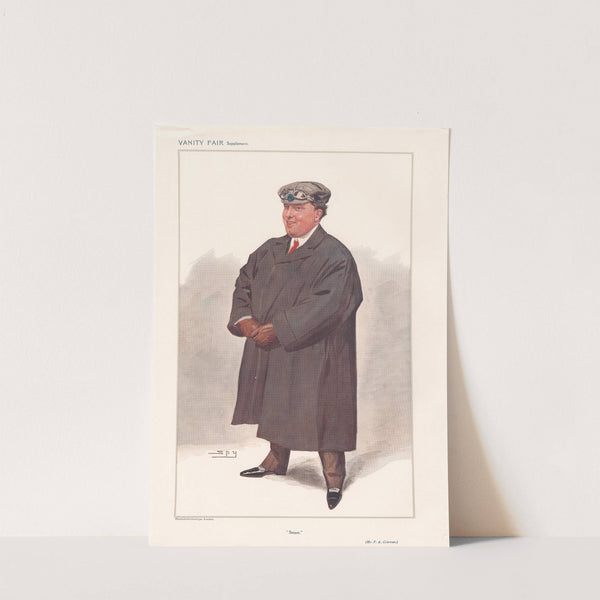 Automobile Devotees. ‘Steam’. Mr. Frederick Abernethy Coleman. 6 November 1907 (1907) by Leslie Matthew Ward