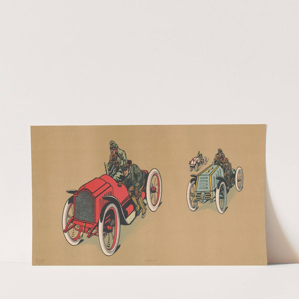 Automobile race (1907) by George Markendorff