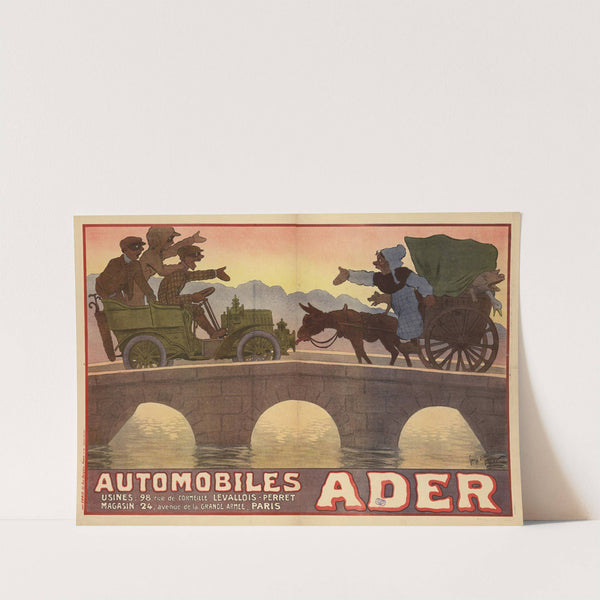 Automobiles Ader. Usines, 98 rue de Cormeilles, Levallois-Perret – Magasin, 24 avenue dela Grande-Armée, Paris (1904) by Georges Meunier