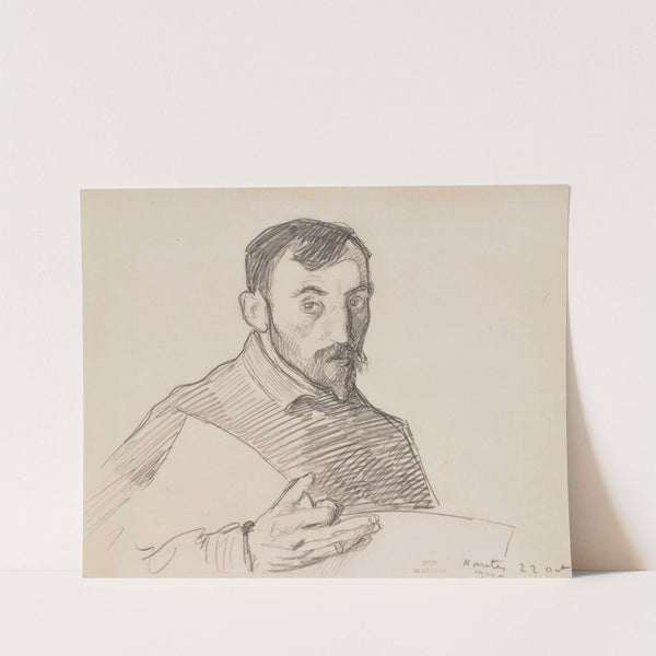 Autoportrait (à Nantes (1900) by Theo van Rysselberghe