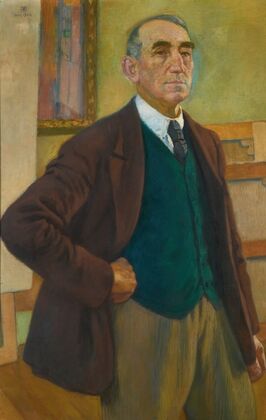 Autoportrait Au Gilet Vert