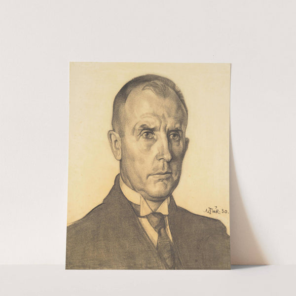 Autoportree (1934) by Nikolai Triik