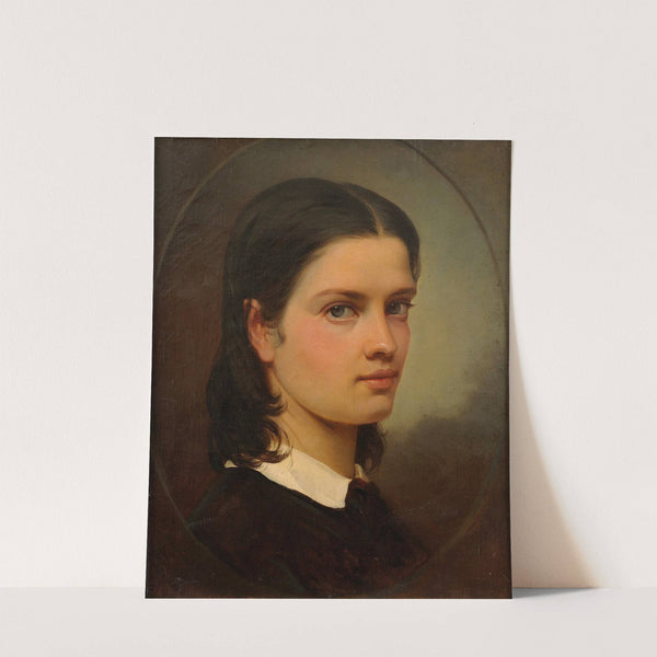 Autoportree (1855) by Julie Wilhelmine Hagen-Schwarz