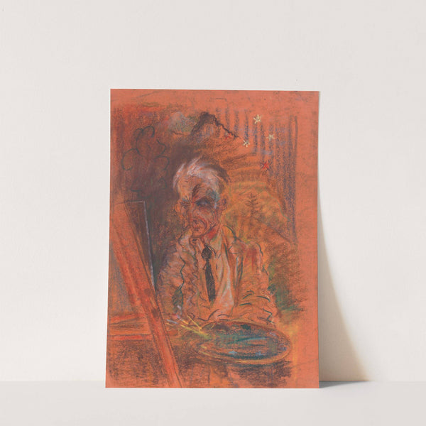 Autoportrét s paletou by Arnold Peter Weisz-Kubínčan