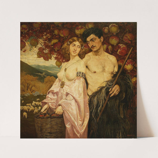 Self portrait with Sicilian by Edward Okuń